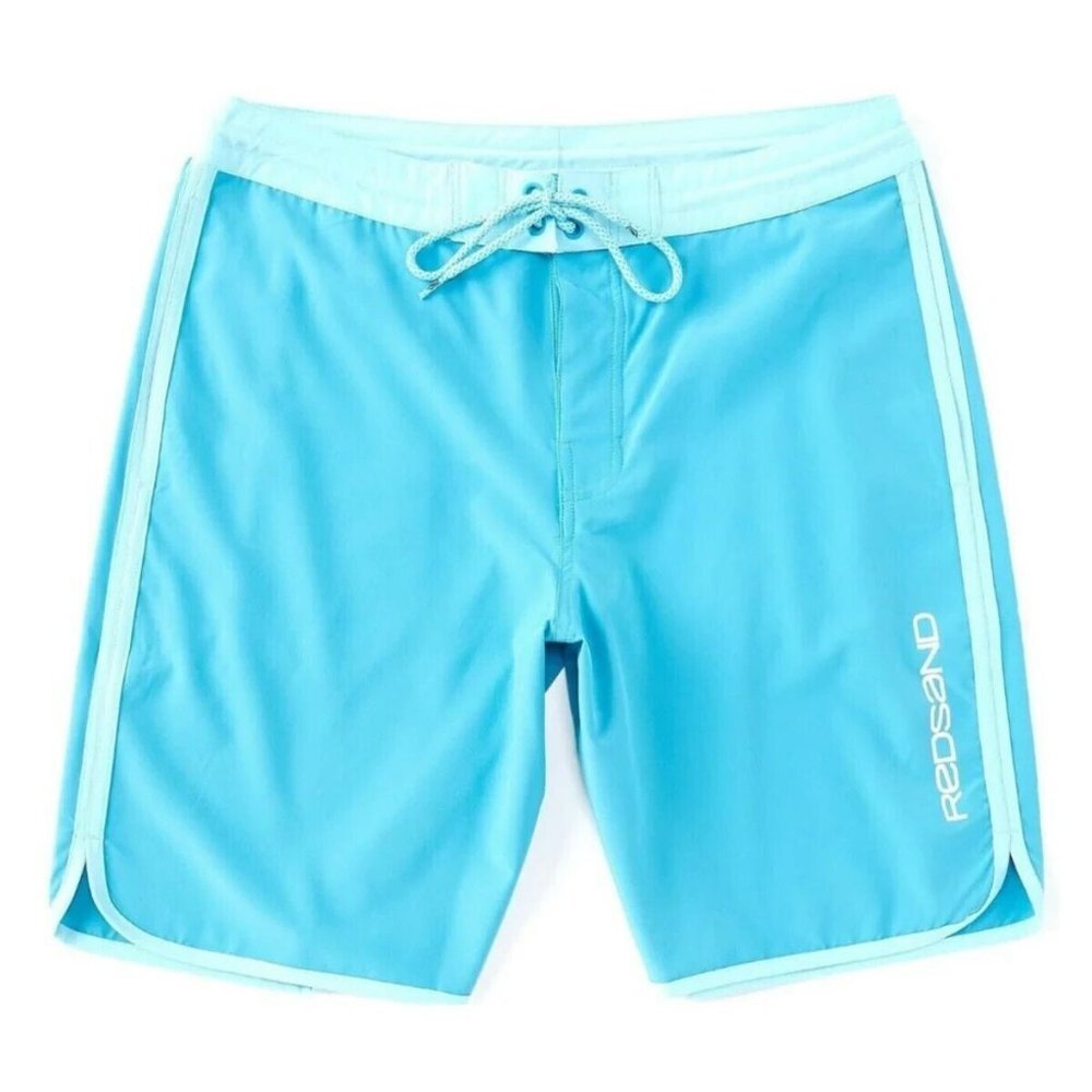 NEW Size 30 Mens Redsand BoardShorts 9" Inseam Swim Shorts CaribbeanBlue MSRP$64